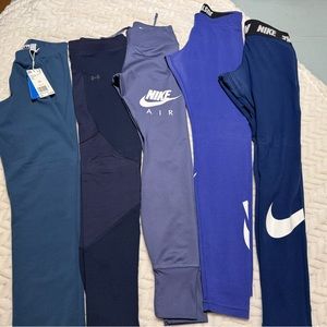 Hi everyone I’m selling my Nike HA and adidas colors Blue size small and xs